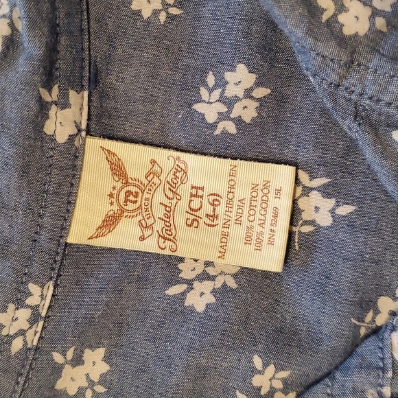 Faded Glory floral button down shirt - Picture 5 of 5